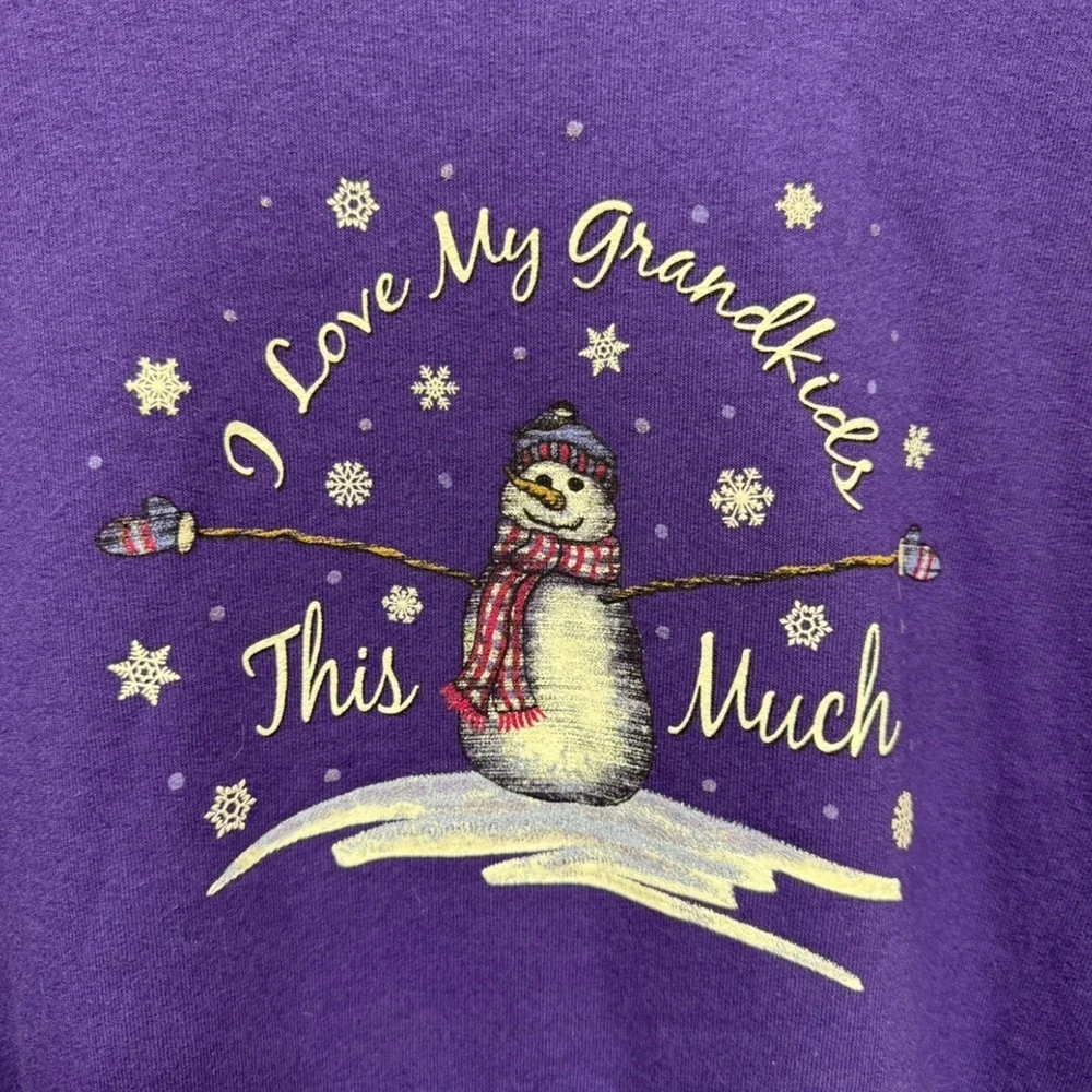 Jerzees embroidered purple